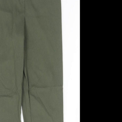 Womens UK Size XS Dunnes Stores Regular Fit  Green Trousers