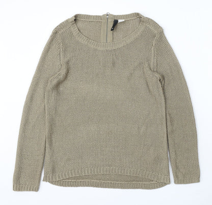 Womens UK Size 8 H&M Brown Pullover Jumper