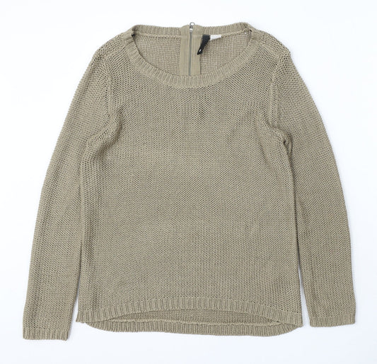 Womens UK Size 8 H&M Brown Pullover Jumper