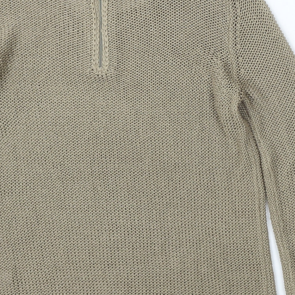 Womens UK Size 8 H&M Brown Pullover Jumper