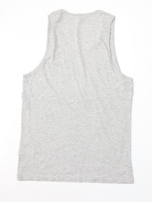 Mens UK Size S Cedar Wood State White  T-Shirt