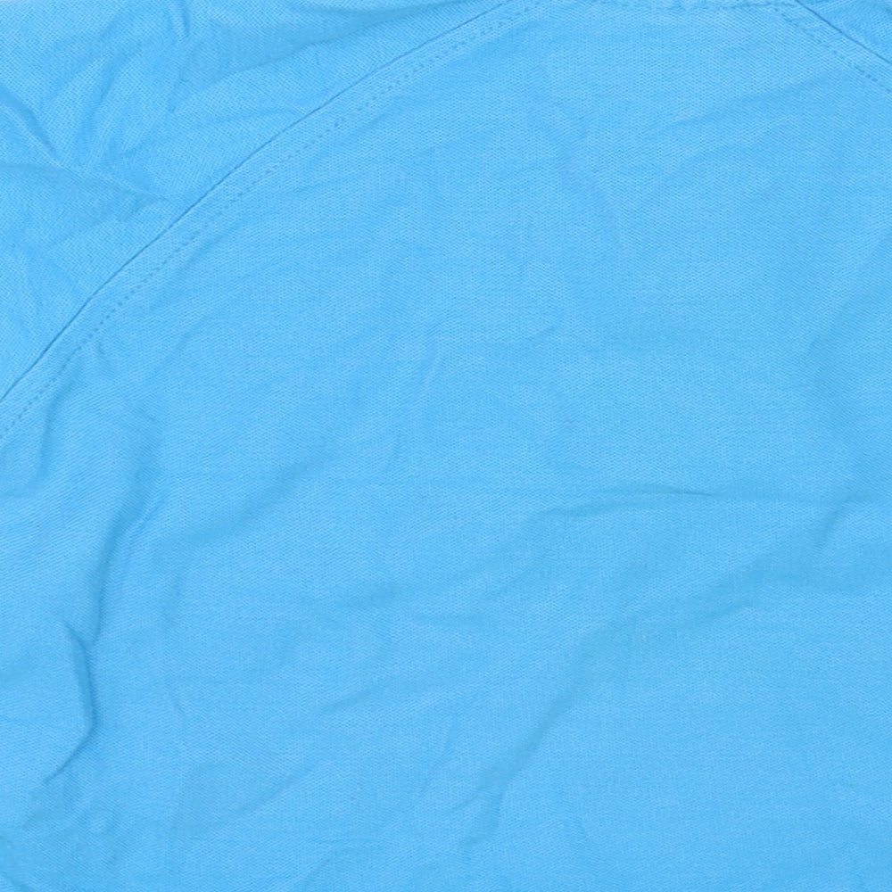 NEXT Boys Blue Cotton Basic Polo Size 2 Years Collared Button - Guitar