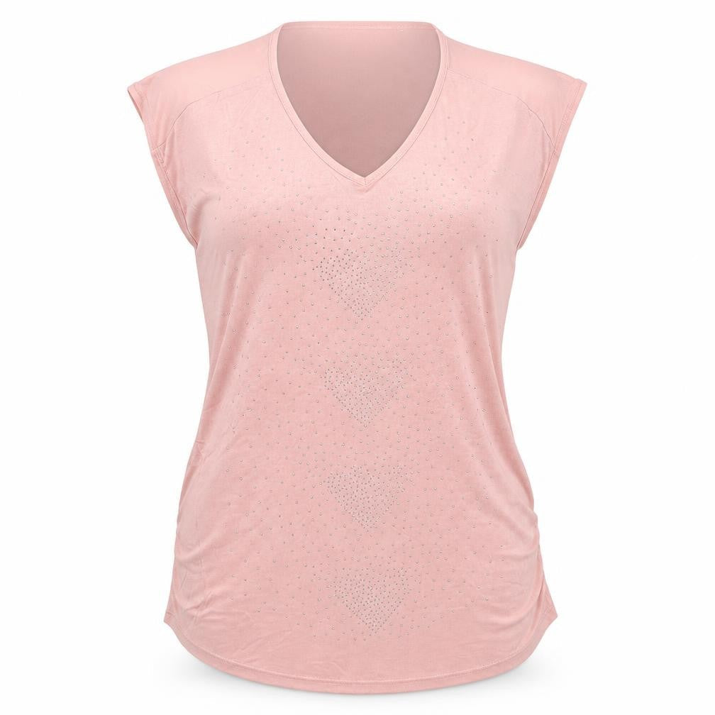 Womens UK Size 12 NEXT Pink Basic Blouse
