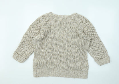 Womens UK Size M Store Twenty One Beige Pullover Jumper