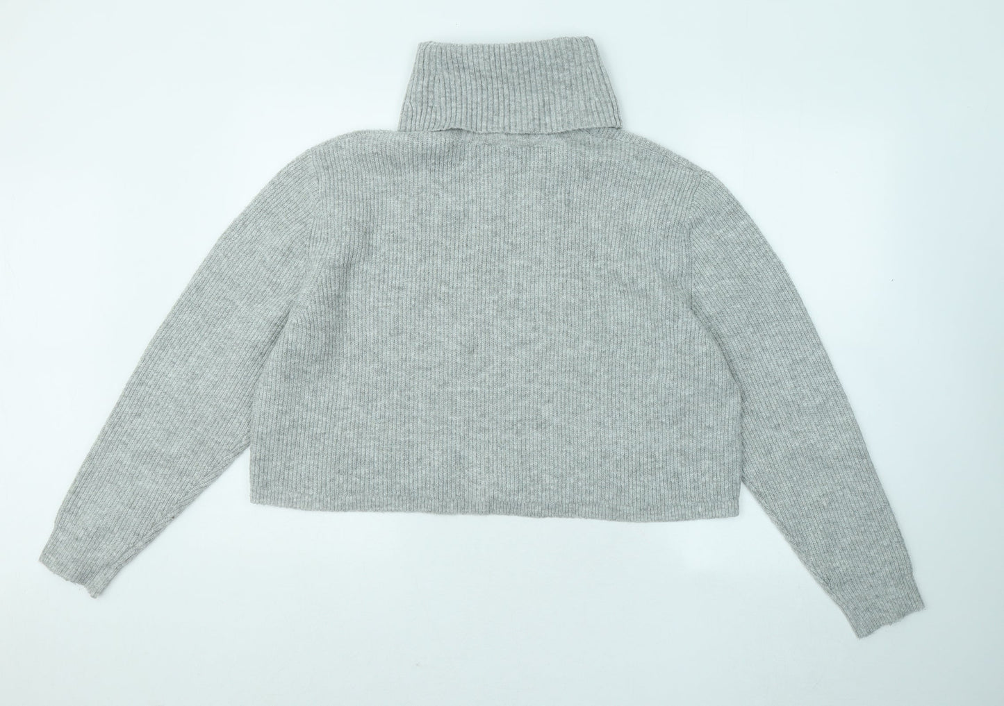 Womens UK Size M Miss Selfridge Grey Shrug Jumper