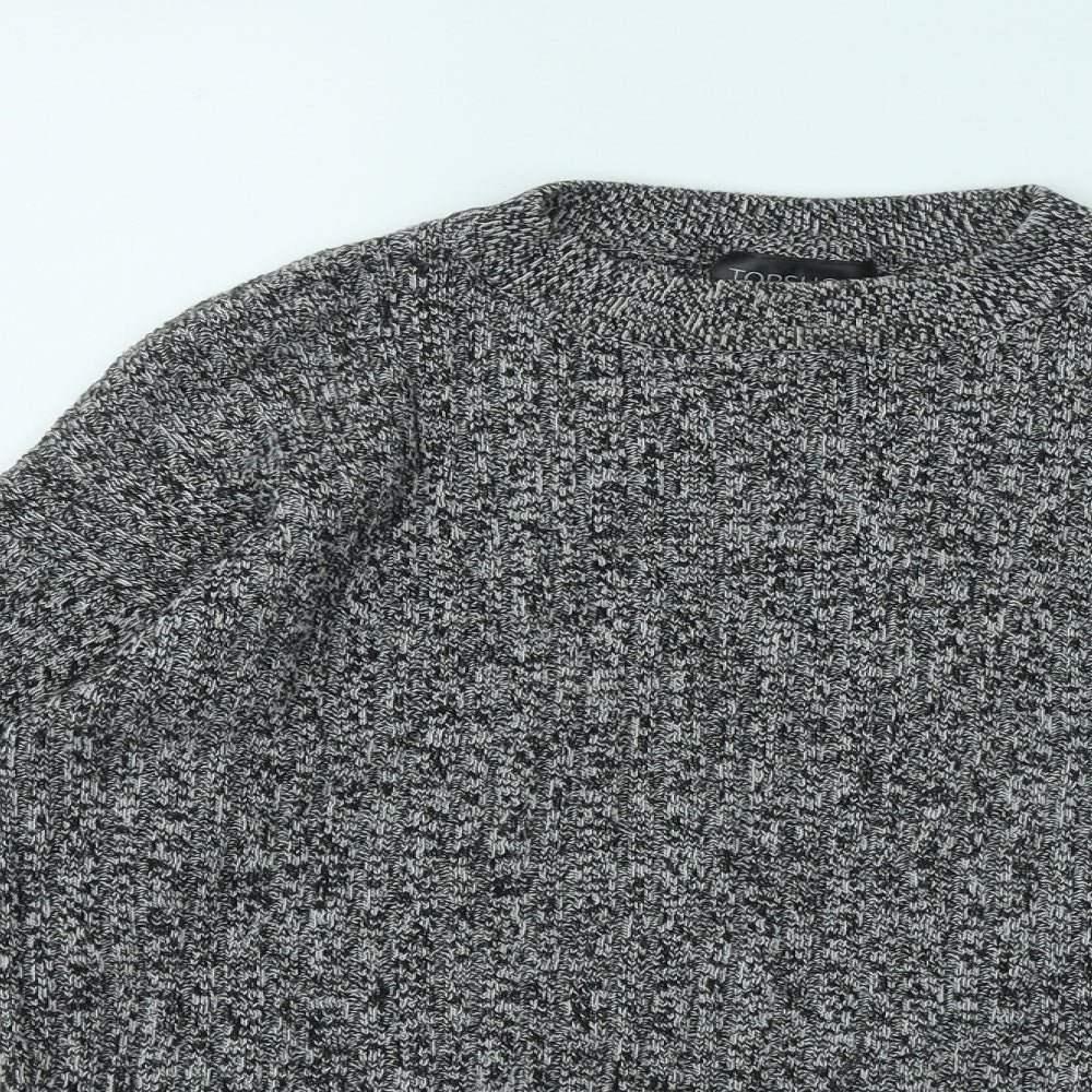 Womens UK Size 8 Topshop Grey Pullover Jumper
