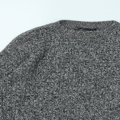 Womens UK Size 8 Topshop Grey Pullover Jumper