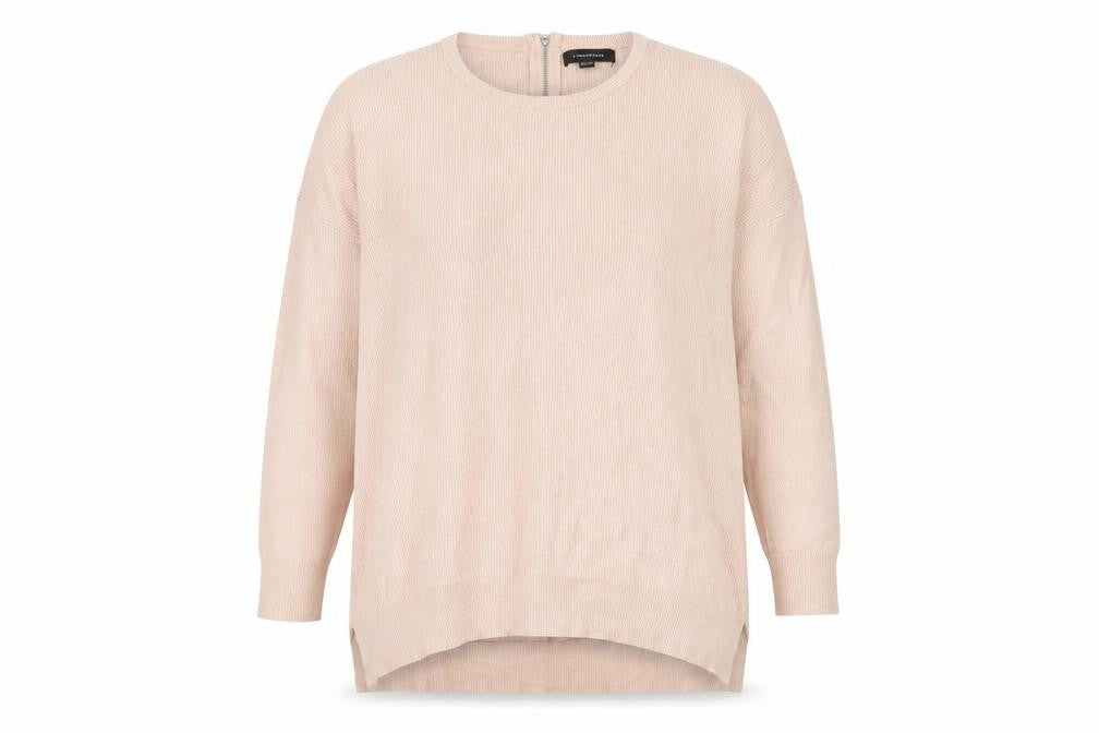 Atmosphere Womens Pink Round Neck Viscose Pullover Jumper Size 12