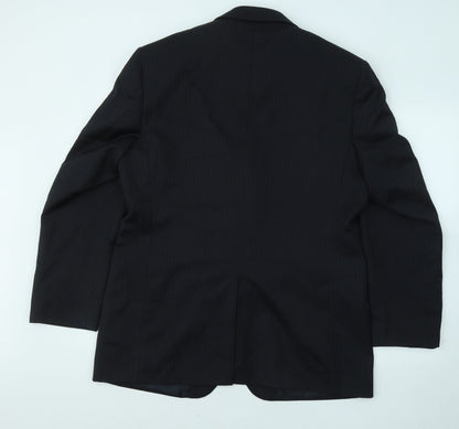Mens UK Size 42 Burton Regular Black Suit Jacket