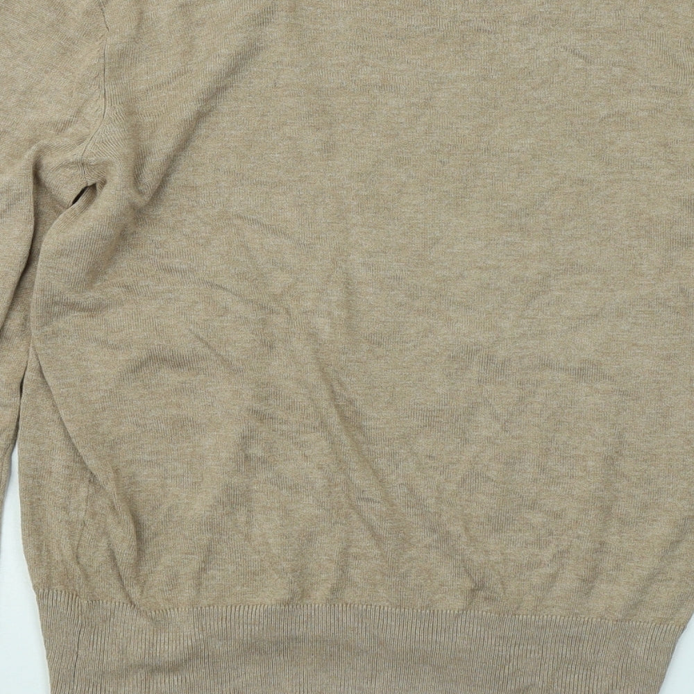 Womens UK Size S H&M Beige Pullover Jumper