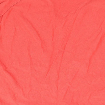 George Womens Red V-Neck Viscose Pullover Jumper Size 18 - Tie Front