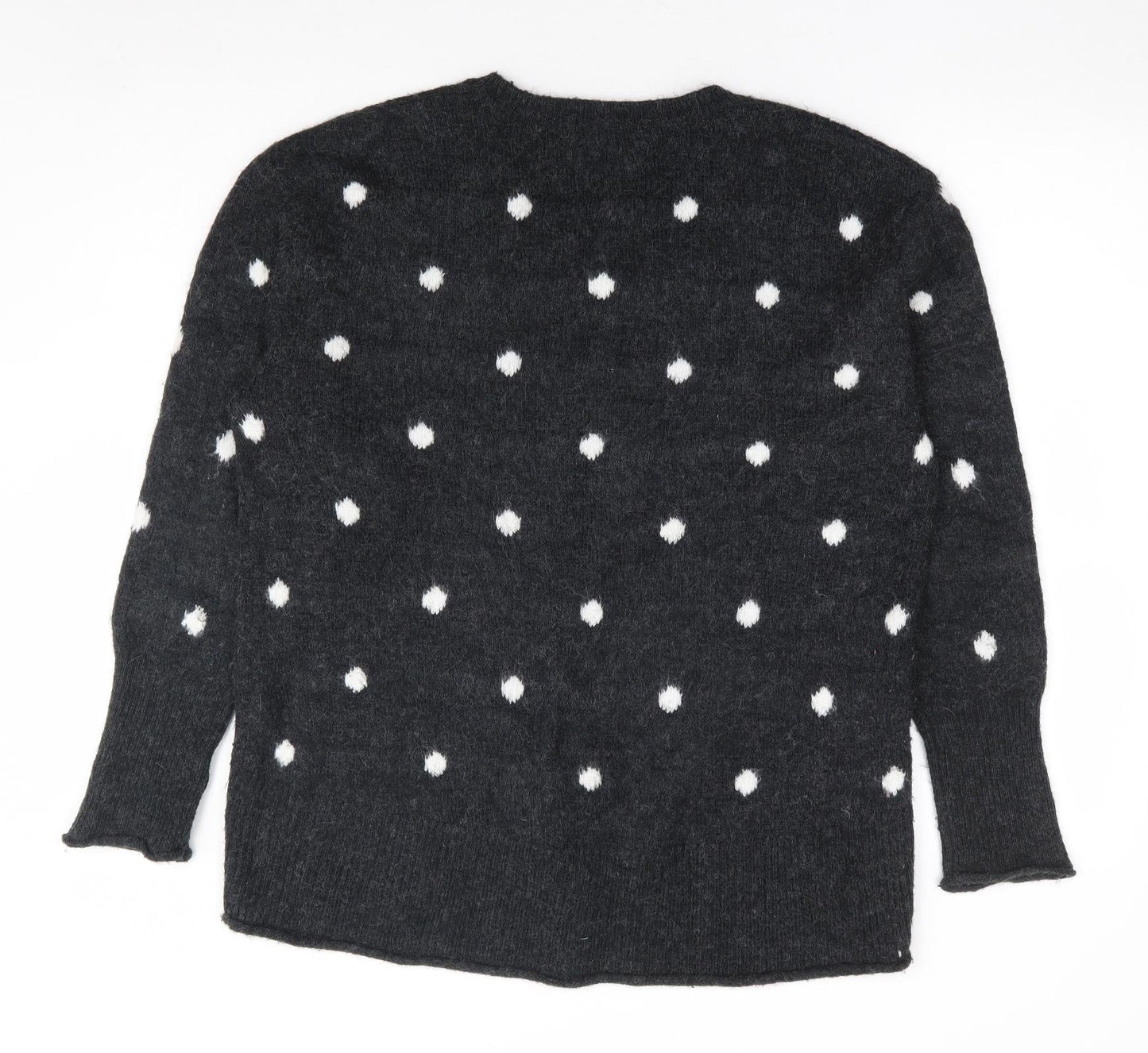 Womens UK Size L H&M Grey Pullover Jumper