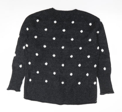 Womens UK Size L H&M Grey Pullover Jumper