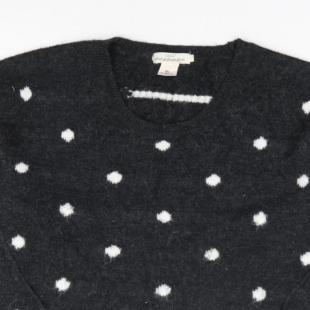 Womens UK Size L H&M Grey Pullover Jumper