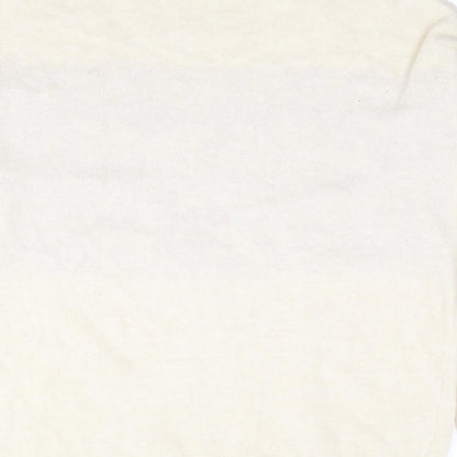 Avenue Womens Beige Mock Neck Acrylic Pullover Jumper Size M - All I want for Christmas is You