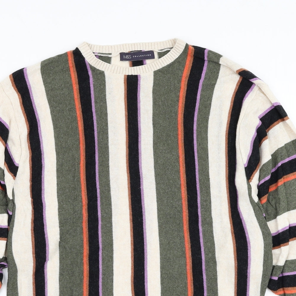 Womens UK Size M Marks and Spencer Multicoloured Pullover Jumper