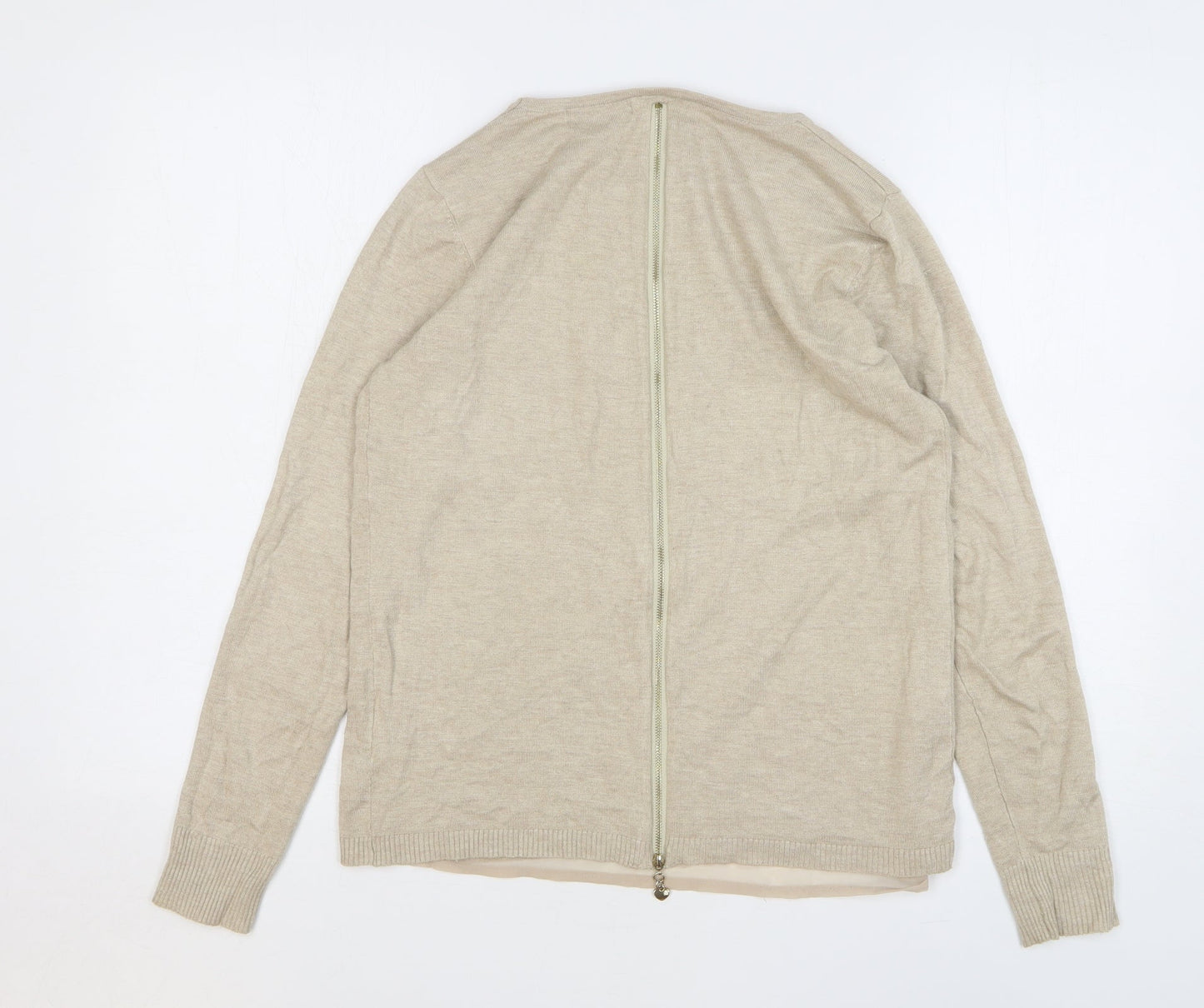 Womens UK Size One Size Millenium Beige Pullover Jumper