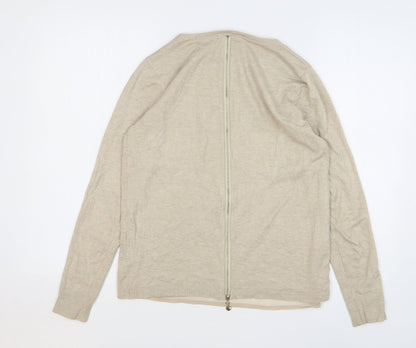 Womens UK Size One Size Millenium Beige Pullover Jumper