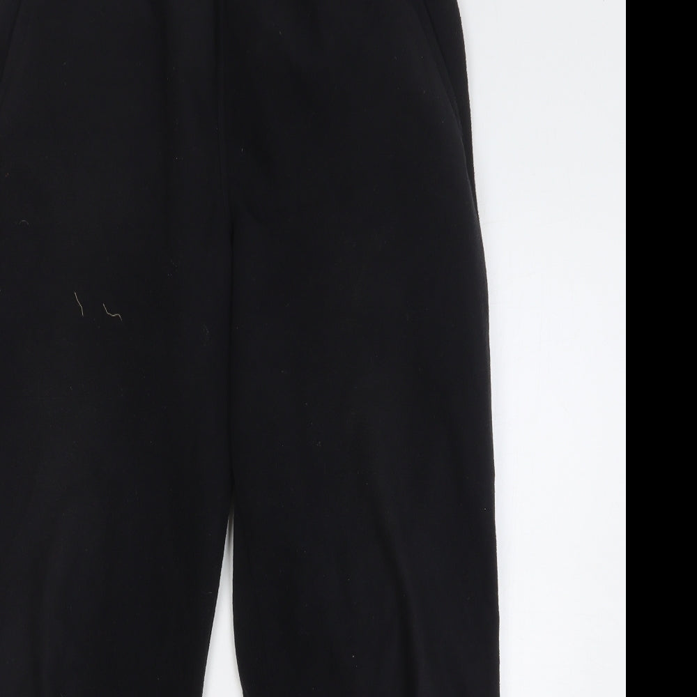 Blue Harbour Mens Black Polyester Sweatpants Trousers Size 36 L29 in Regular Drawstring