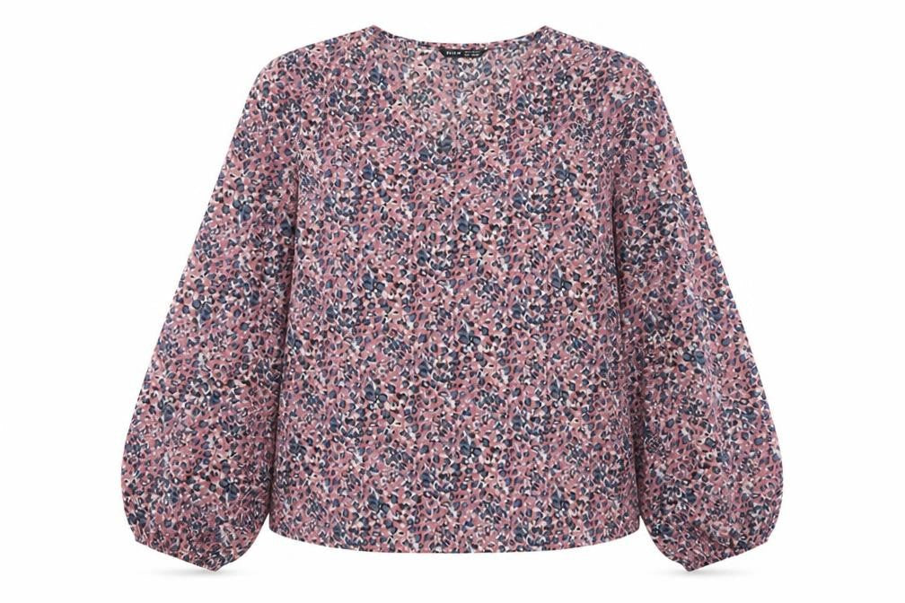Womens UK Size 10 SheIn Multicoloured Basic Blouse