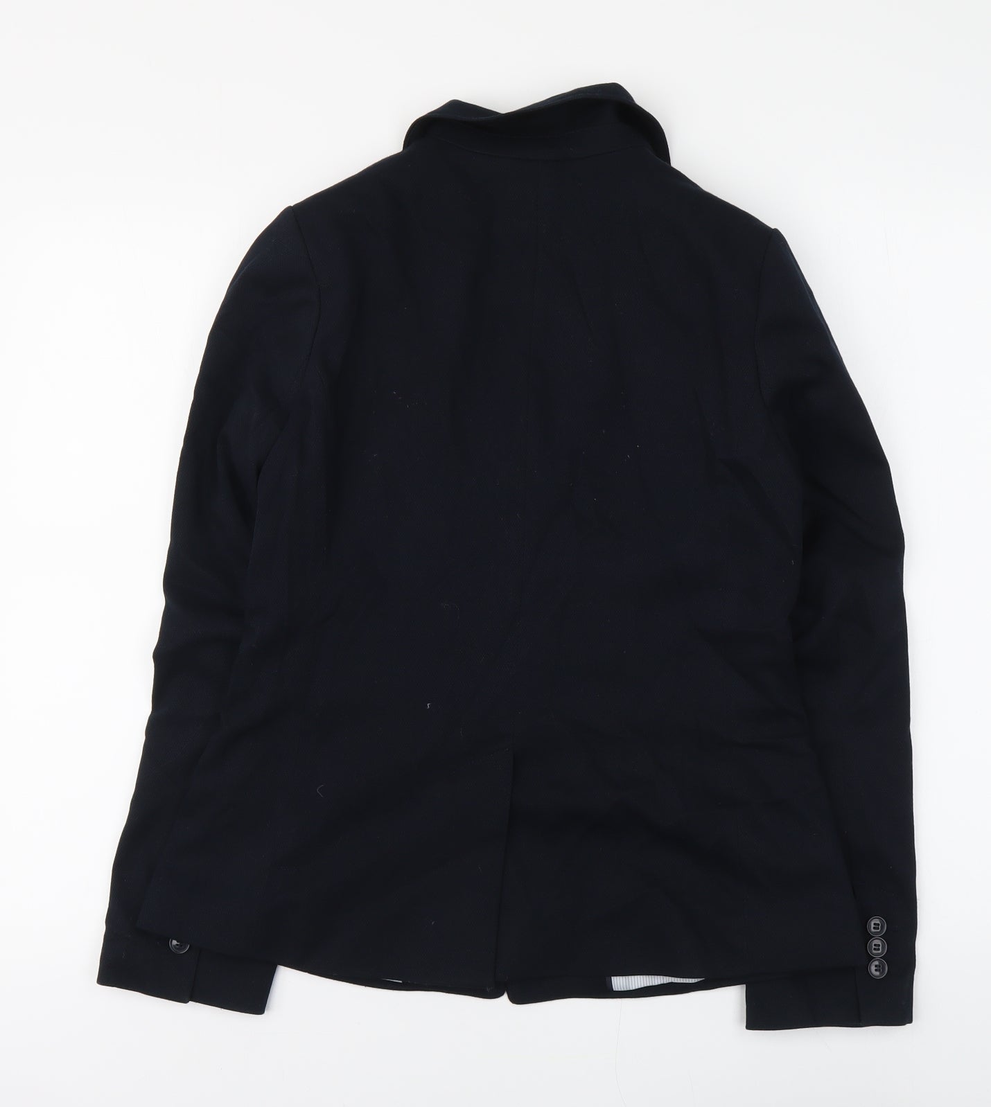 Principles Womens Blue Polyester Jacket Suit Jacket Size 10