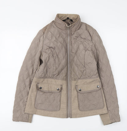 Womens UK Size 10 Debenhams Beige Jacket