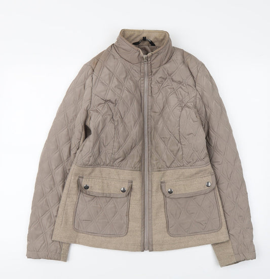 Womens UK Size 10 Debenhams Beige Jacket