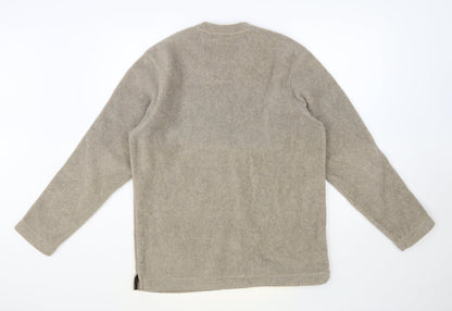 Mens UK Size S Matalan Beige Pullover Sweatshirt