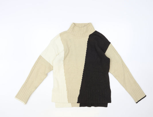 Womens UK Size XS NEXT Beige Pullover Jumper