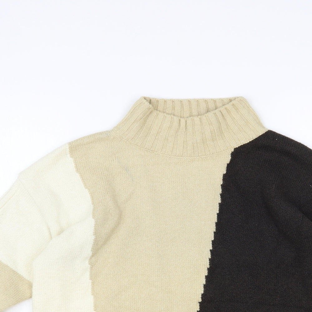 Womens UK Size XS NEXT Beige Pullover Jumper
