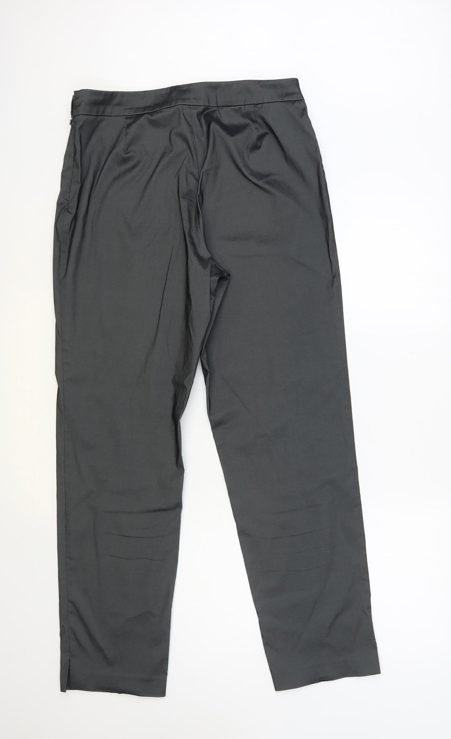 Mexx Womens Grey Nylon Trousers Size 16 L31 in Regular Zip