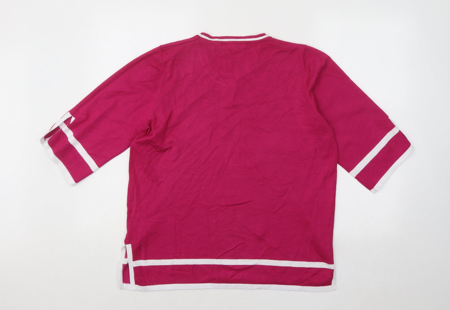 Womens UK Size L Lakeland Pink Pullover Jumper