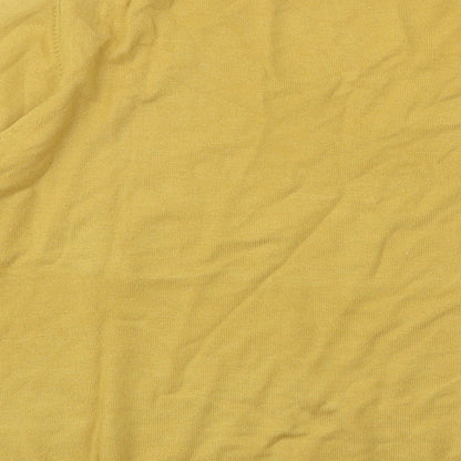 Womens UK Size 14 Marks and Spencer Yellow Pullover Jumper