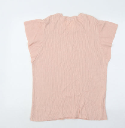 TU Womens Pink Round Neck Viscose Pullover Jumper Size 18