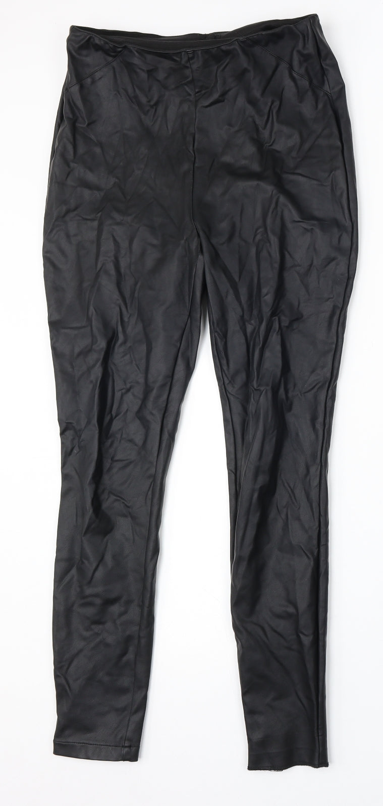 Womens UK Size 10 NEXT Regular Fit  Black Trousers