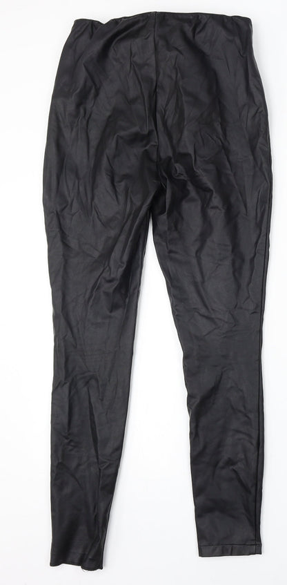 Womens UK Size 10 NEXT Regular Fit  Black Trousers