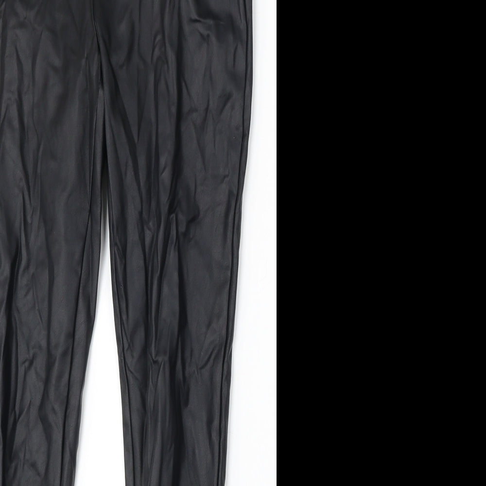 Womens UK Size 10 NEXT Regular Fit  Black Trousers
