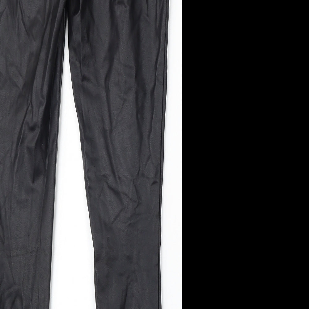 Womens UK Size 10 NEXT Regular Fit  Black Trousers