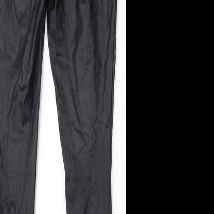 Womens UK Size 10 NEXT Regular Fit  Black Trousers