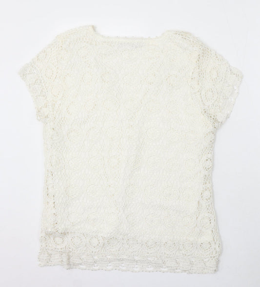 Womens UK Size XL Wallis Ivory Pullover Jumper