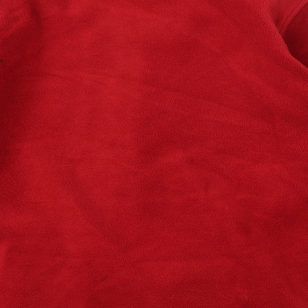 Womens UK Size L EWM Red Full Zip Sweatshirt