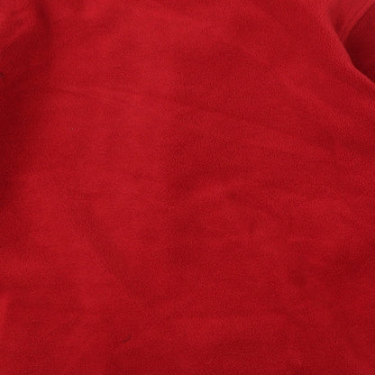 Womens UK Size L EWM Red Full Zip Sweatshirt