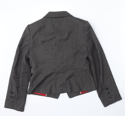 Marks and Spencer Womens Grey Polyester Jacket Suit Size S