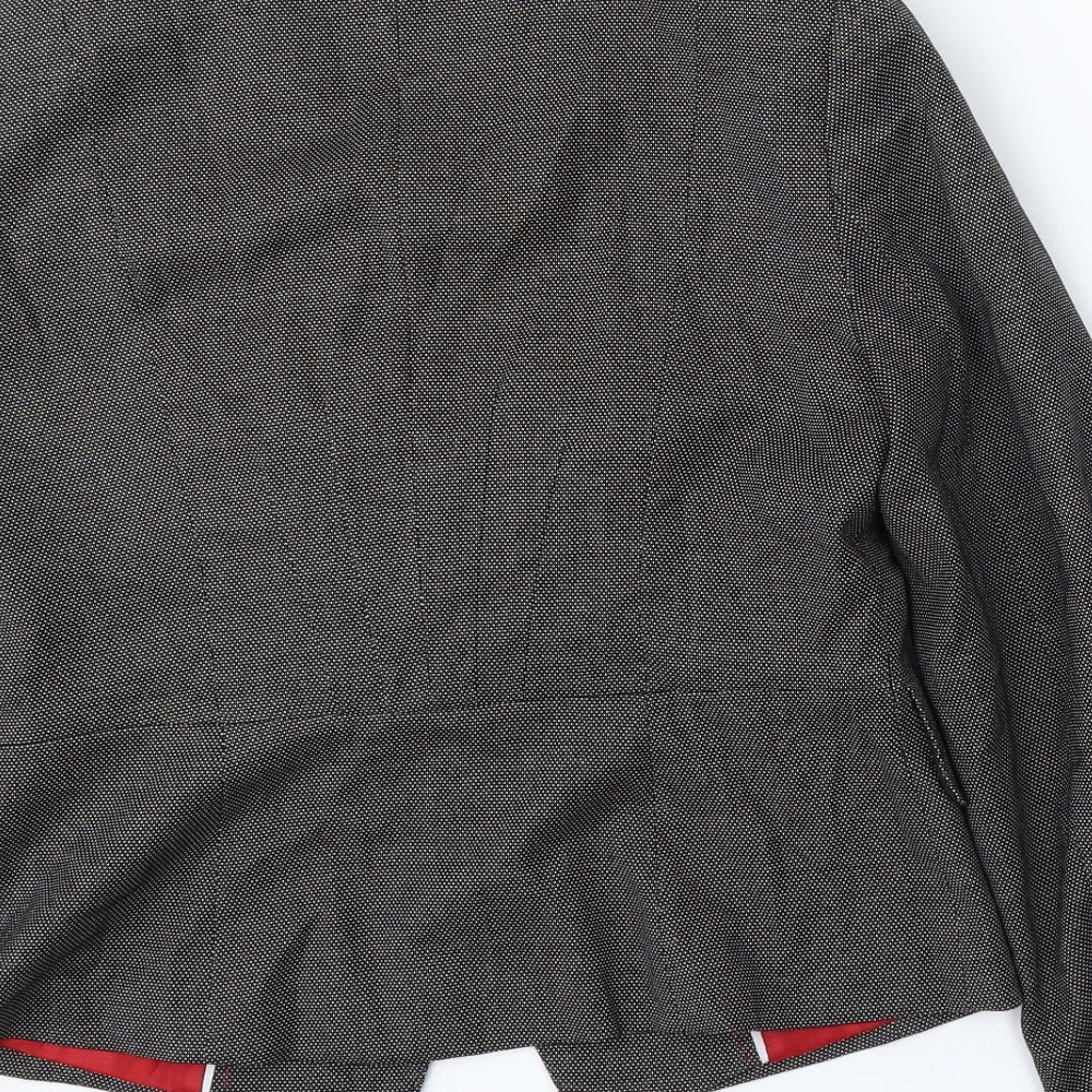 Marks and Spencer Womens Grey Polyester Jacket Suit Size S