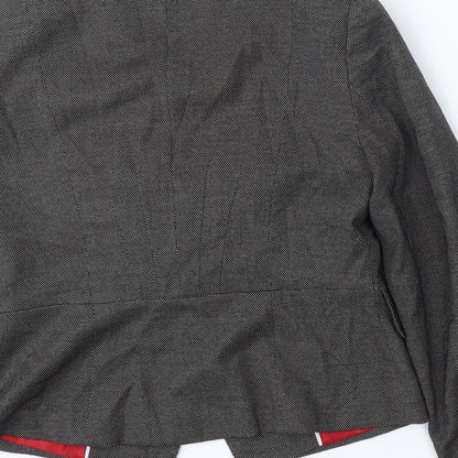 Marks and Spencer Womens Grey Polyester Jacket Suit Size S