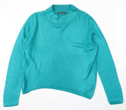 Womens UK Size M Bonmarché Blue Pullover Jumper