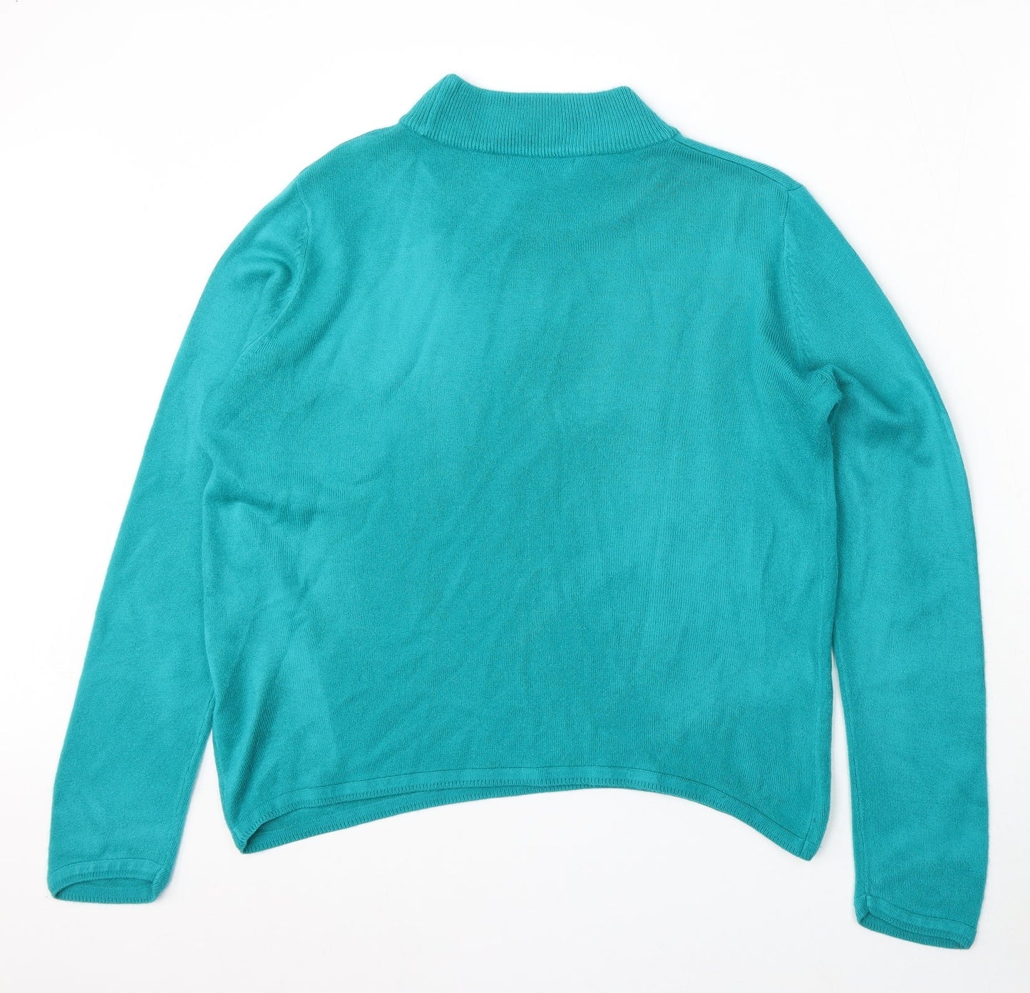 Womens UK Size M Bonmarché Blue Pullover Jumper