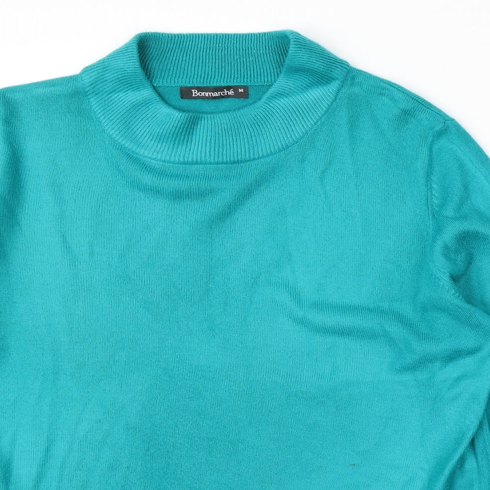 Womens UK Size M Bonmarché Blue Pullover Jumper