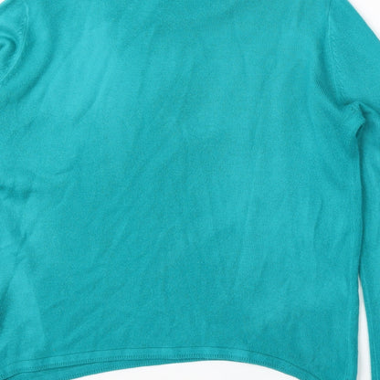 Womens UK Size M Bonmarché Blue Pullover Jumper