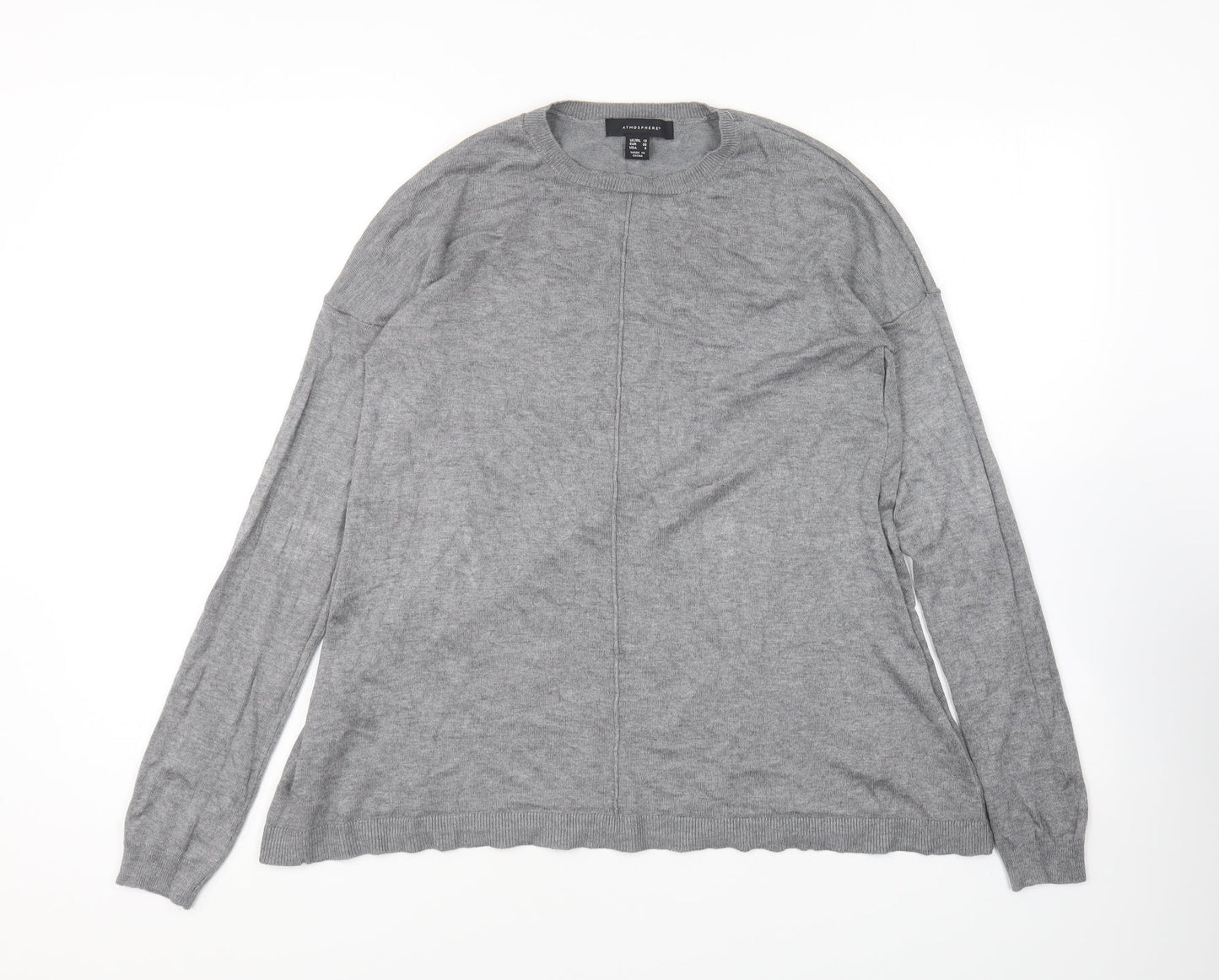 Womens UK Size 10 Atmosphere Grey Pullover Jumper